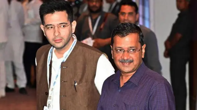 ਰਾਘਵ ਚੱਢਾ ਅਤੇ ਅਰਵਿੰਦ ਕੇਜਰੀਵਾਲ