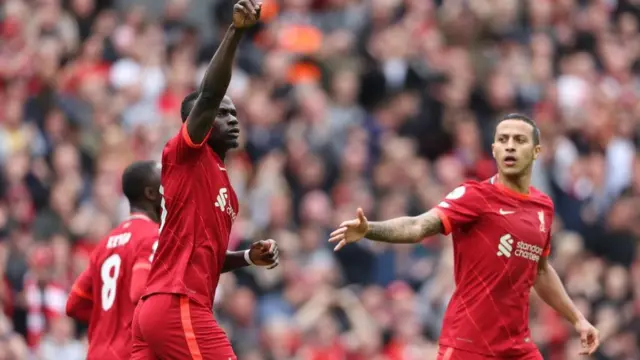 Sadio Mane scores for Liverpool