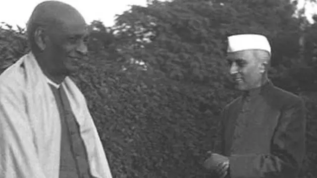 જવાહરલાલ નહેરુ અને સરદાર પટેલ