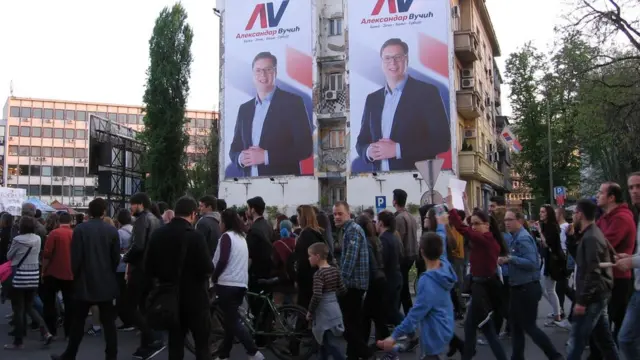 демонстрації в Сербії