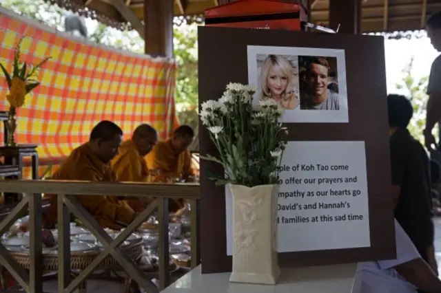 ภาพนักท่องเที่ยวที่ถูกฆ่าบนเกาะเต่า