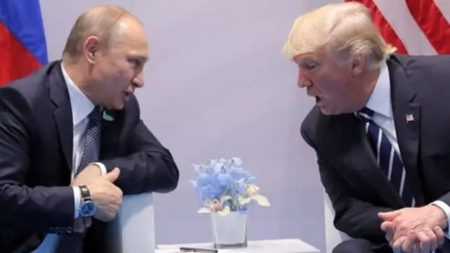 पुतिन और डोनल्ड ट्रंप