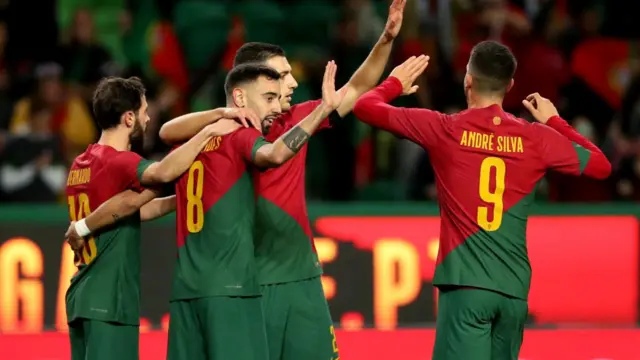 Bruno Fernandes score for Portugal