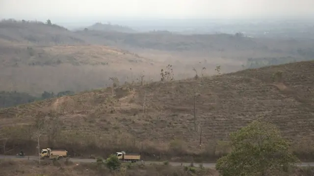 Kawasan gersang di Blitar selatan
