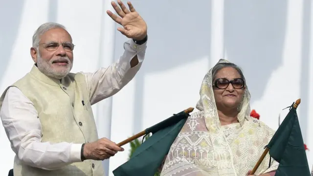 नरेंद्र मोदी और शेख हसीना