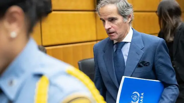 مقام های ایران می‌گویند گزارش رافائل گروسی درباره ایران زمینه‌ساز حمله اسرائیل شده است