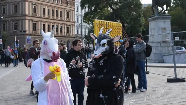 ভিয়েনায় জনসমক্ষে বোরকার ওপর নিষেধাজ্ঞার প্রতিবাদে বিক্ষোভ, অক্টোবর, ২০১৭