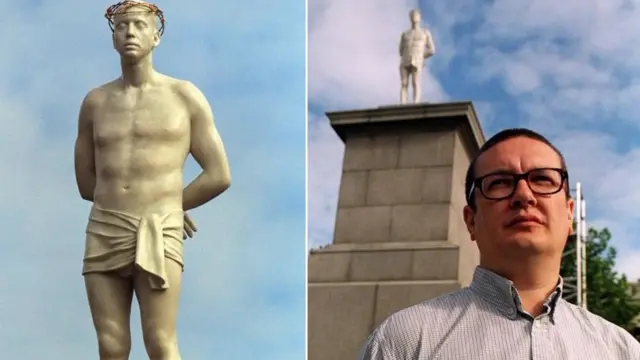 Скульптура Ecce Homo и художник