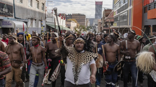 Protesters dey march for streets