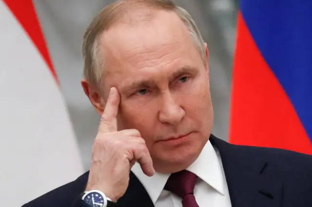 Vladimir Putin in Moscow, 1 February