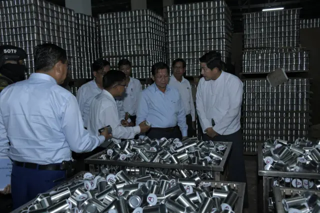 လှိုင်သာယာစက်မှုဇုန်ရောက် စစ်ကောင်စီဥက္ကဋ္ဌ 
