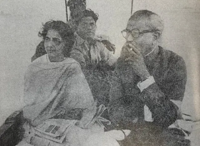 अपने पति आसफ़ अली के साथ अरुणा आसफ़ अली