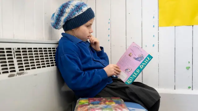 Дівчинка читає Даля