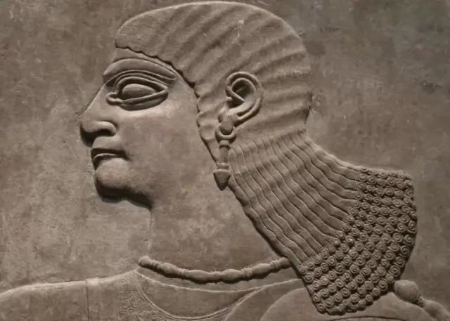 Fresque d'un homme de Nimrud