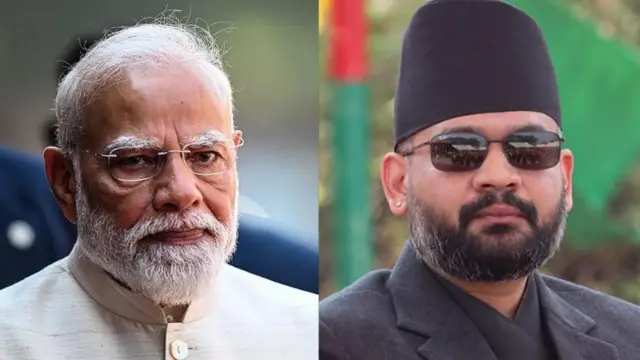 भारतीय पीएम नरेंद्र मोदी और नेपाल के पीएम बालेन शाह