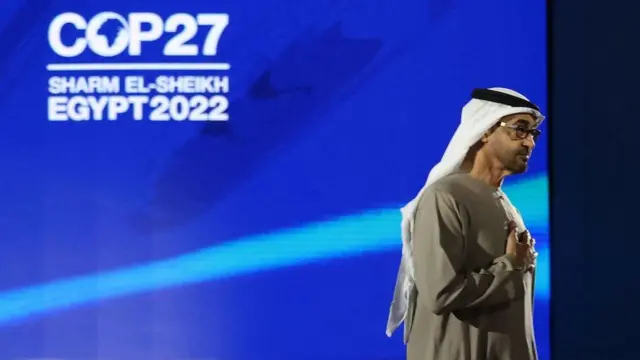 Birleşik Arap Emirlikleri (BAE) Başkanı Muhammed bin Zayid COP27'ye katıldı