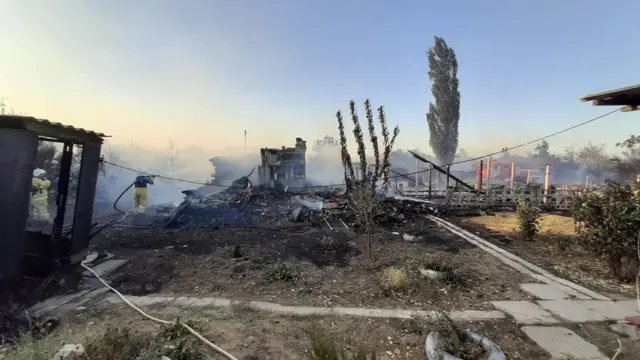 Пожар в Ростовской области, Каменский район