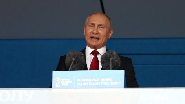 Putin na abertura da Copa
