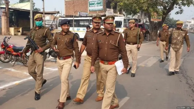 મથુરામાં સુરક્ષાનો કડક બંદોબસ્ત કરવામાં આવ્યો છે