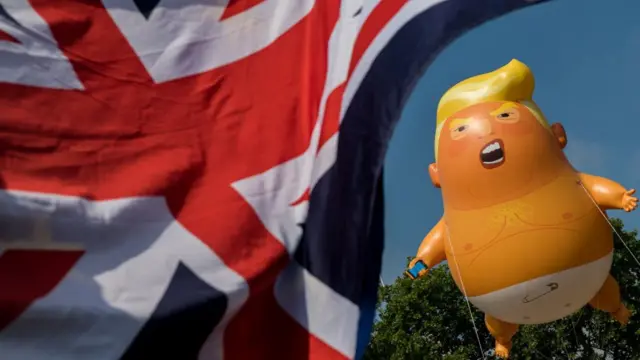 Trump baby blimp
