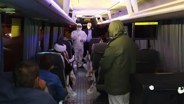 غربالگری مسافران ورودی به شهر یاسوج توسط مرکز بهداشت بویراحمد