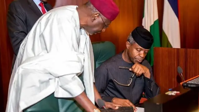 Abba Kyari ati Yemi Osinbajo