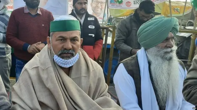 ਗਾਜ਼ੀਪੁਰ ਬਾਰਡਰ 'ਤੇ ਭੁੱਖ ਹੜਤਾਲ 'ਤੇ ਬੈਠੇ ਕਿਸਾਨ ਆਗੂ ਰਾਕੇਸ਼ ਟਿਕੈਤ