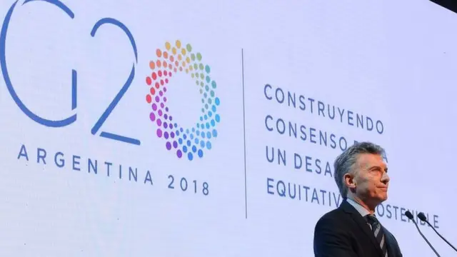 அர்ஜென்டின அதிபர் மௌரீசியோ மாக்ரி இந்த ஆண்டு உச்சி மாநாட்டை நடத்துகிறார்.