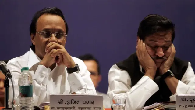 પૃથ્વીરાજ ચૌહાણ સાથે અજિત પવાર