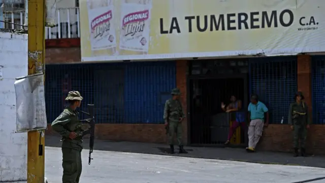 Una calle de Tumeremo