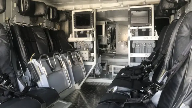 Интерьер БМП К-17 "Бумеранг"