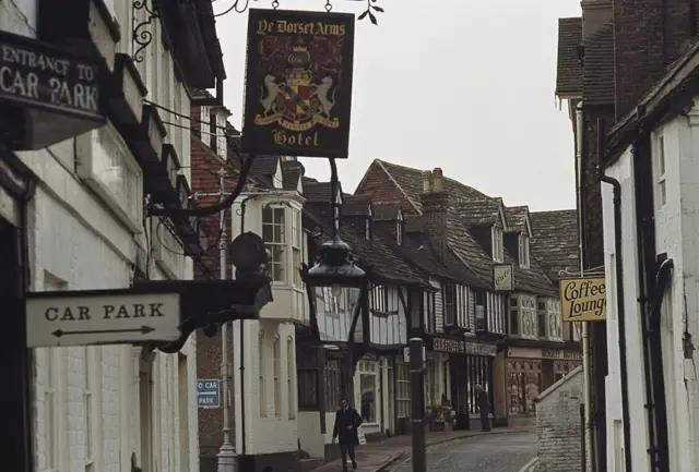 Una calle antigua en East Grinstead