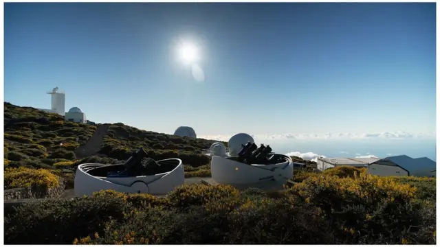 رصدخانه در قله لا پالما ساخته شده