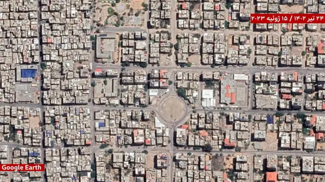 شمال غربی شهر غزه قبل از آغاز جنگ