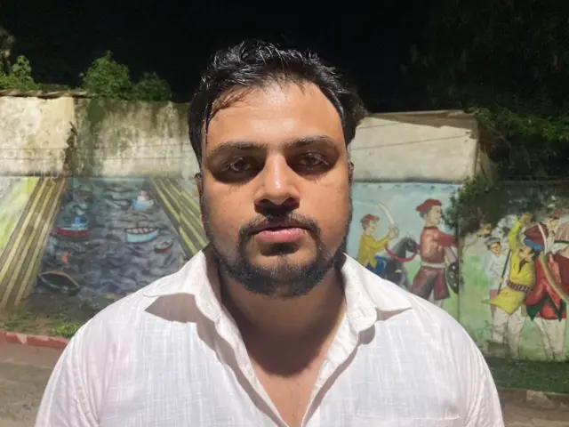 कांग्रेस के मजदूर संगठन इंटक के नेता गौरव राय.