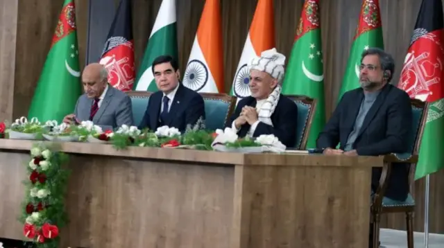 مقامهای ارشد چهار کشور هند، افغانستان، ترکمنستان و پاکستان در مراسم آغاز این طرح بزرگ اقتصادی در سال ۲۰۱۸ حضور داشتند