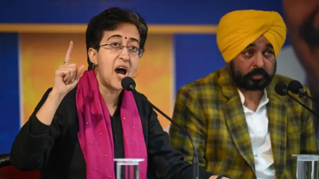 ਆਤਿਸ਼ੀ ਅਤੇ ਭਗਵੰਤ ਮਾਨ