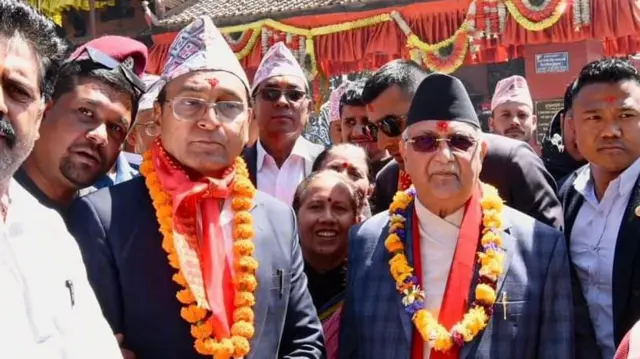 केपी शर्मा ओली र टोपबहादुर रायमाझी