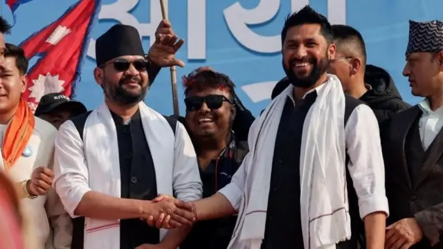 बालेन शाह और रवि लामिछाने 