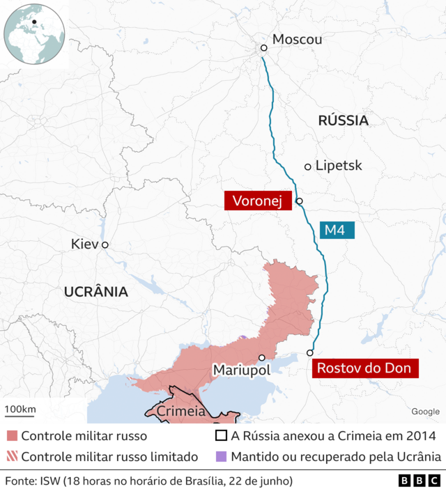 Gráfico ilustra açãodas slotmercenários russos