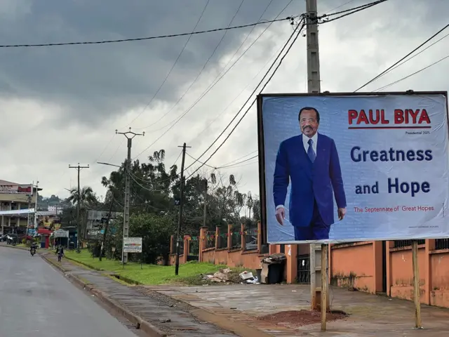 Affiche de campagne du Candidat Paul Biya
