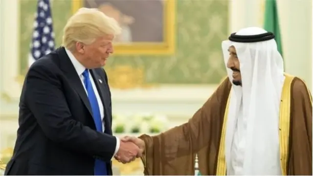ट्रंप और सऊदी
