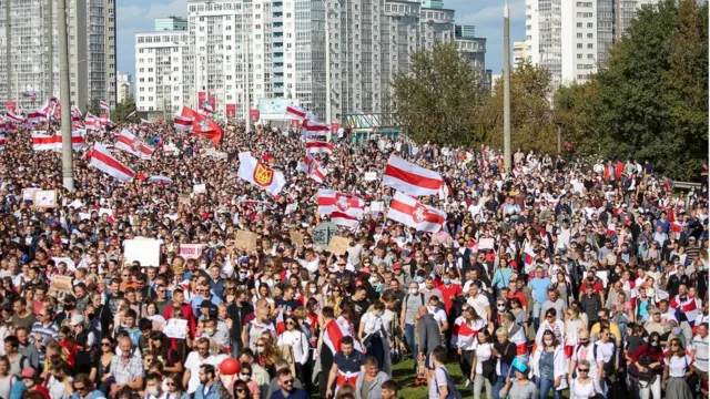 Demonstration in Minsk