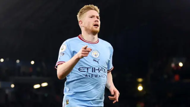 City midfielder Kevin de Bruyne