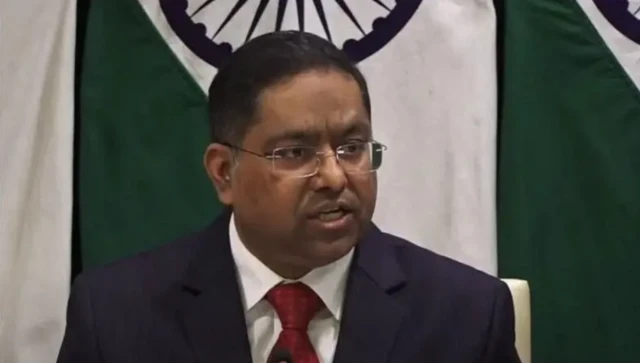 ਭਾਰਤੀ ਵਿਦੇਸ਼ ਮੰਤਰਾਲੇ ਦੇ ਬੁਲਾਰੇ ਰਣਧੀਰ ਜੈਸਵਾਲ