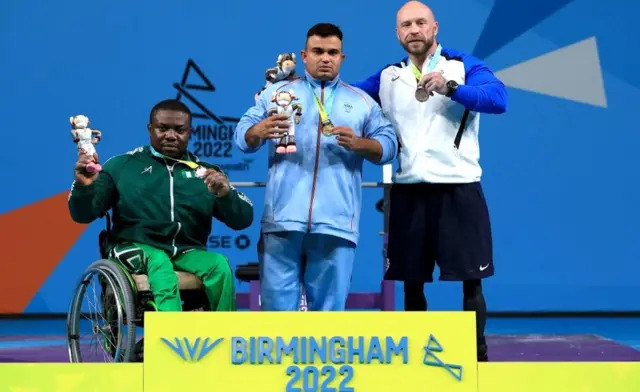 Sudhir with his Gold Medal