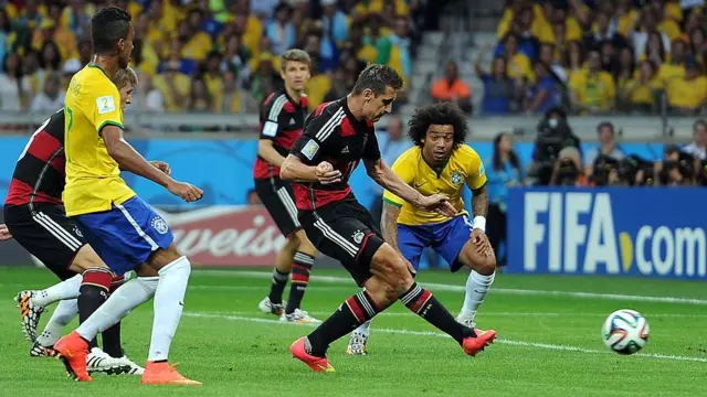 ব্রাজিলের বিপক্ষে ক্লোসার গোল