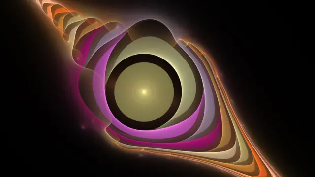 Ilustración figurada de la colisión de partículas espaciales.