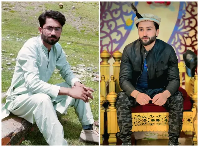 کراچی میں قونصل خانے کے باہر ہونے والے پرتشدد واقعات میں ہلاک ہونے والوں میں محمد عدیل (دائیں) اور ان کے کزن ساجد علی (بائیں) بھی شامل ہیں۔