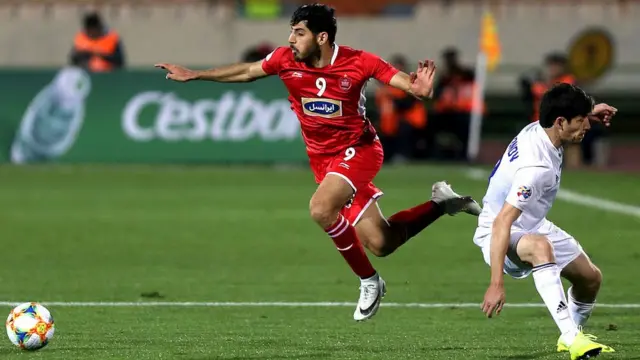 بازی سال ۲۰۱۹ پرسپولیس و پاختاکور در ورزشگاه آزادی